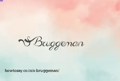 S Bruggeman