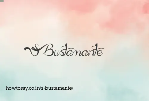S Bustamante