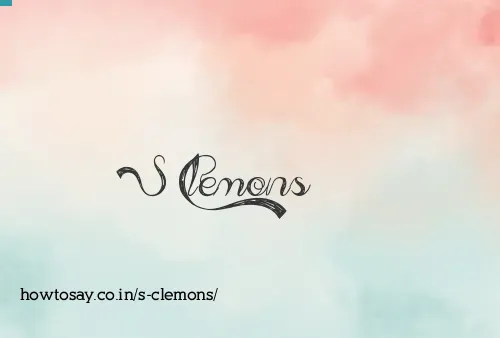 S Clemons