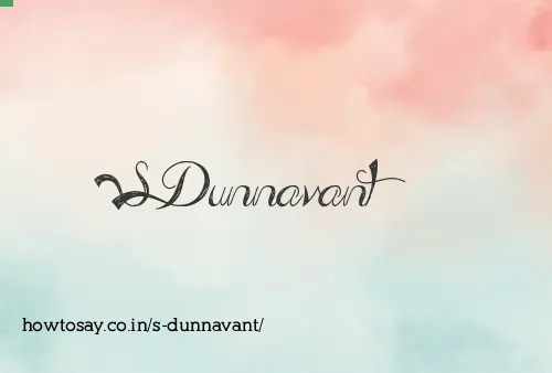 S Dunnavant