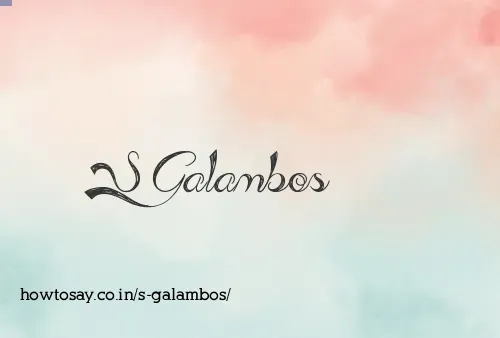 S Galambos