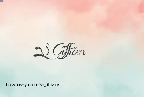 S Giffian