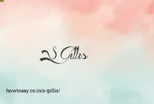 S Gillis