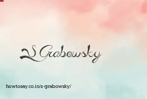 S Grabowsky