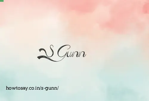 S Gunn