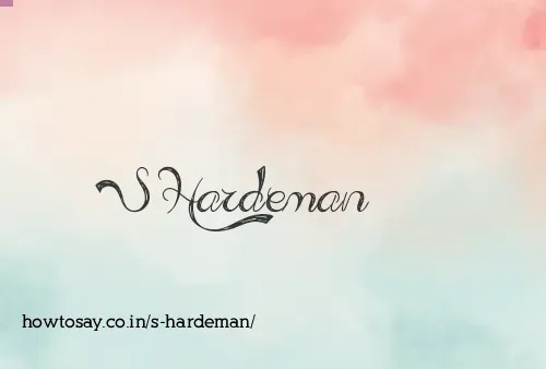 S Hardeman