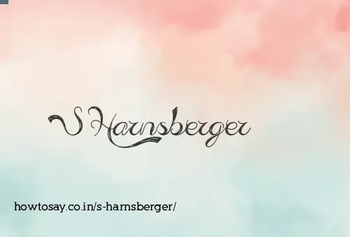 S Harnsberger