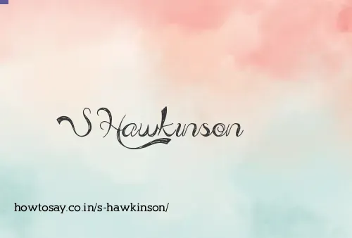 S Hawkinson