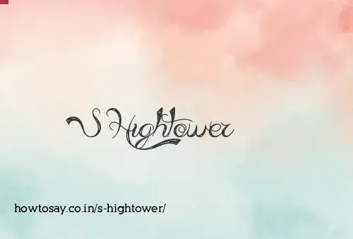 S Hightower