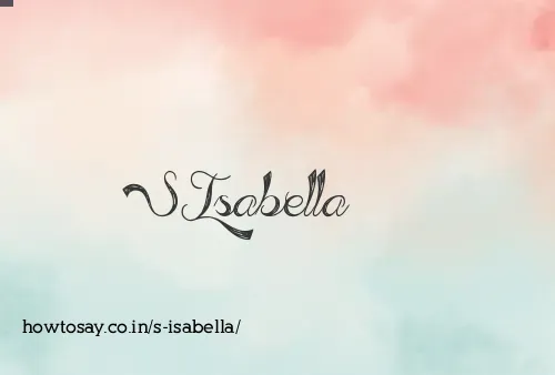 S Isabella