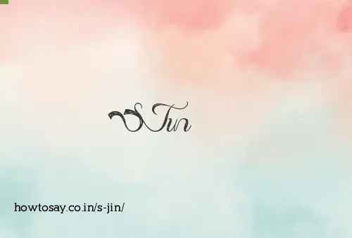 S Jin