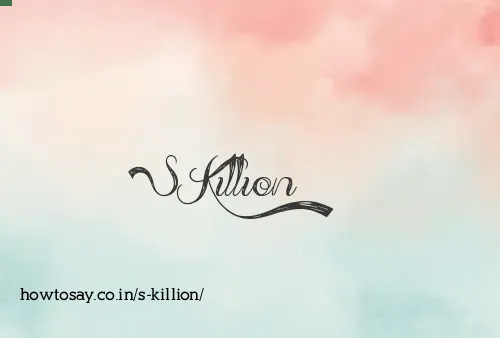 S Killion