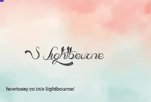 S Lightbourne