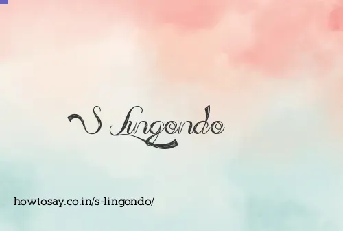 S Lingondo