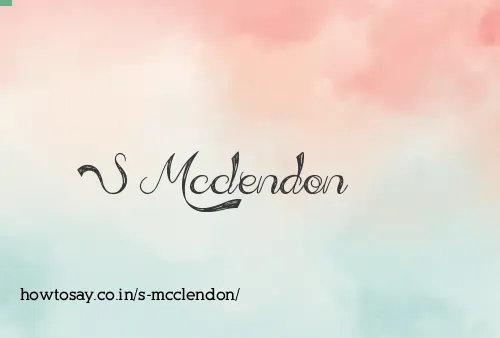 S Mcclendon
