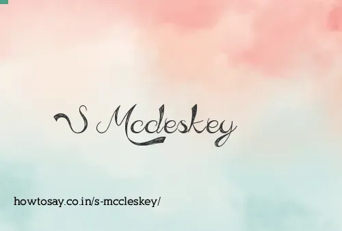 S Mccleskey