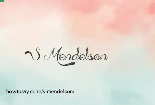 S Mendelson