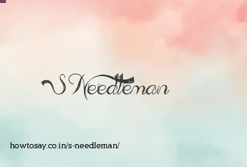 S Needleman