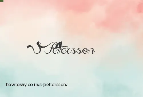 S Pettersson