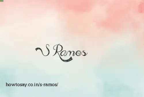 S Ramos