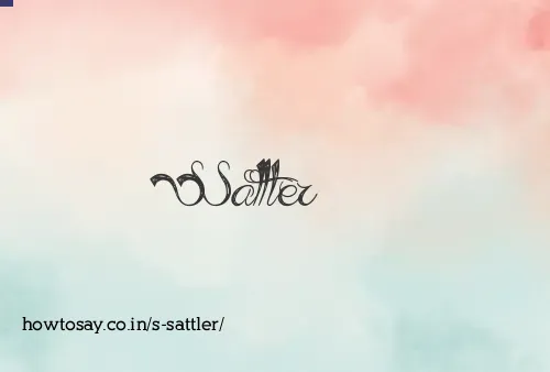 S Sattler