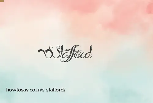 S Stafford