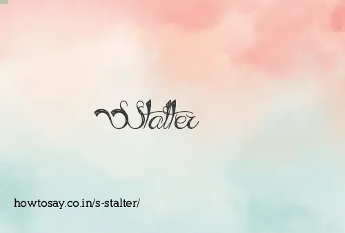 S Stalter