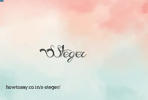 S Steger