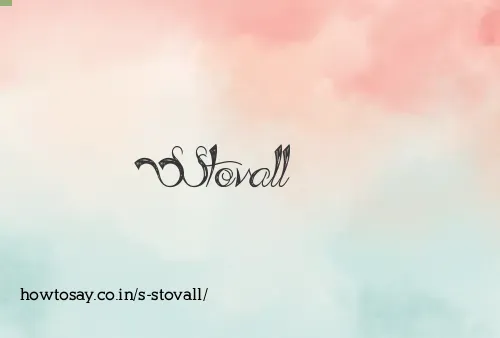S Stovall