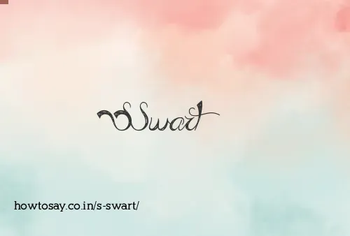 S Swart