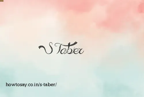 S Taber