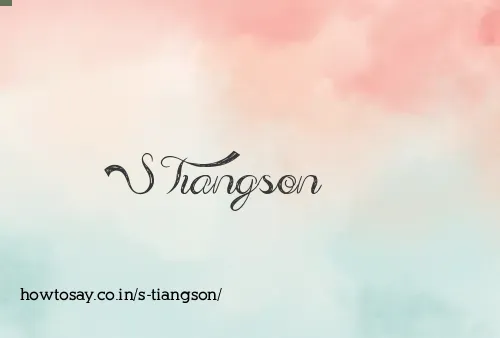 S Tiangson