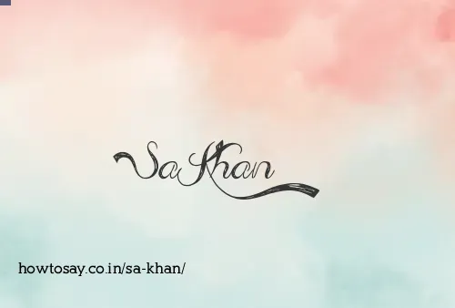 Sa Khan