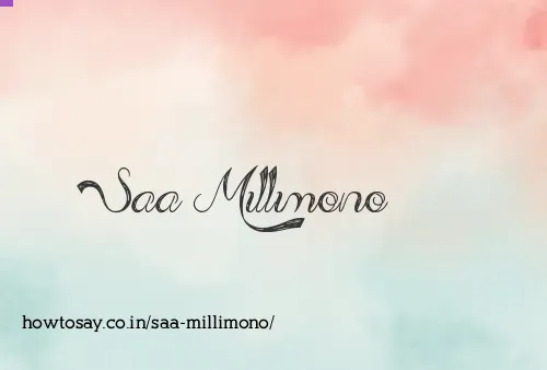 Saa Millimono