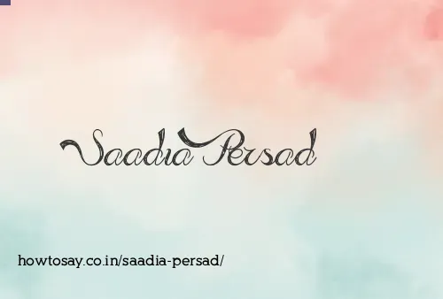Saadia Persad