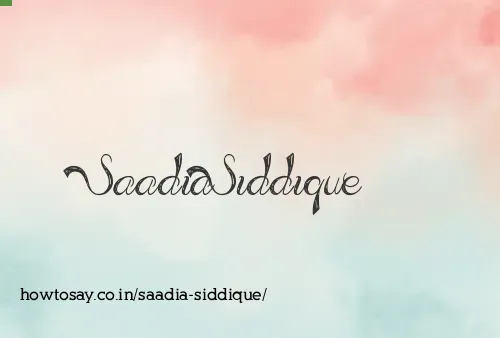 Saadia Siddique