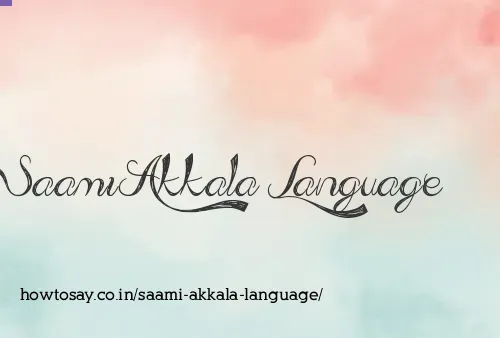 Saami Akkala Language