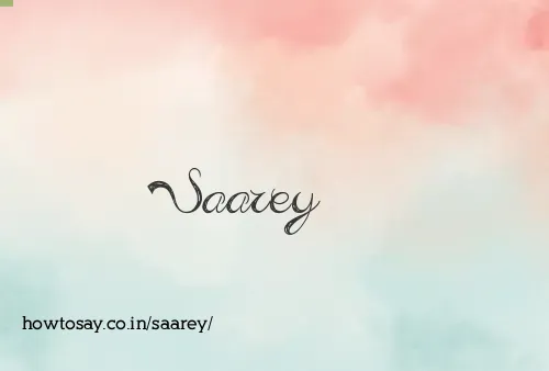 Saarey