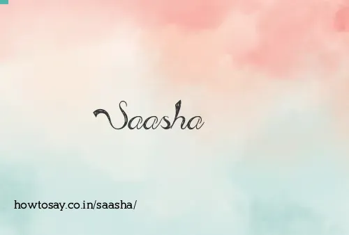 Saasha