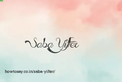 Saba Yifter