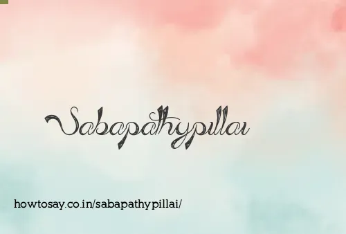 Sabapathypillai