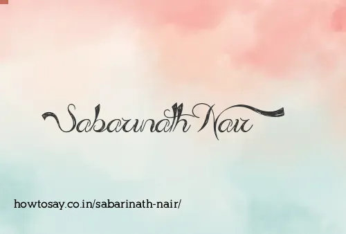 Sabarinath Nair