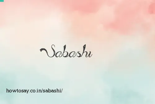 Sabashi