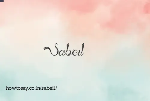 Sabeil