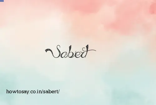 Sabert