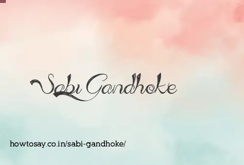 Sabi Gandhoke