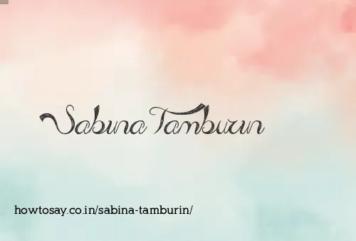 Sabina Tamburin