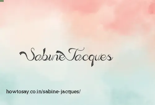 Sabine Jacques