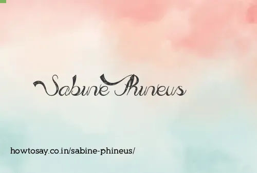 Sabine Phineus