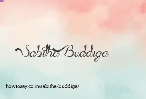 Sabitha Buddiga